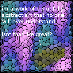 They say that stained glass windows become four times as valuable after you throw a rock through them.