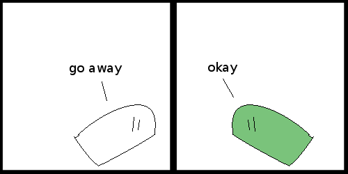 It was green. Why was it green?