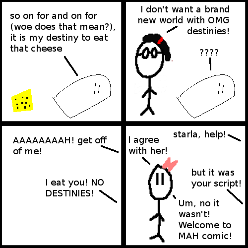 "And after that, we're going to have to erase his memory just like in good ol' KFM!"