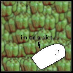 Trivia: The GIMP provides a picture of a green pepper in the list of types of strokes.