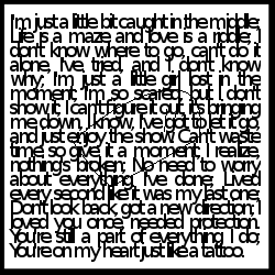 Also try to identify the songs. HINT: They're two of my favorite songs ever.