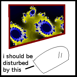 It'd be disturbing to see it outside your window, but oooh pretty!