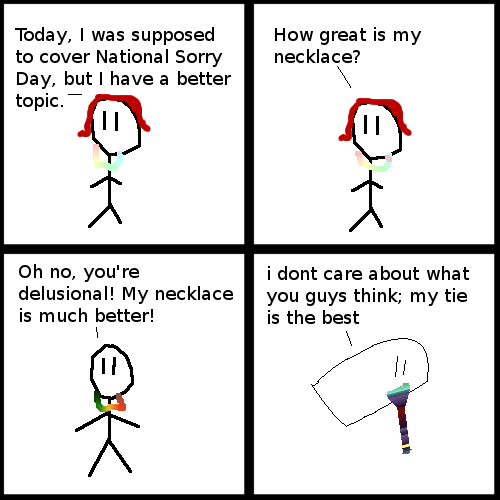 Not that we're making fun of National Sorry Day, mind you, that wouldn't be nice at all. But Timbo94 was teh funny at the time. :)