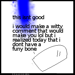 Maybe if he uses the Konami code, the water'll go away.