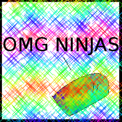 Those aren't ninja stars, it's just raining.... acid....