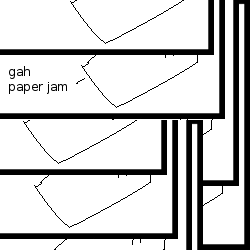 Paper jam? You mean like paper-flavored jelly? On toast?