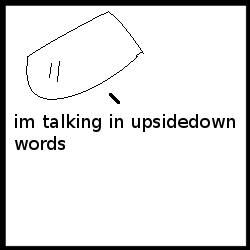 This text was written sdrawkcab.