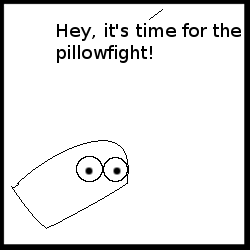 "This is the part where you run away."