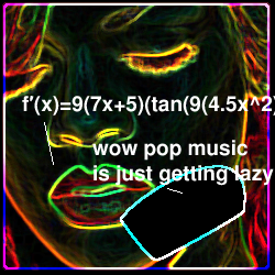 Rihanna actually majored in Math in college. g'(x)=S&M, don't cha know.