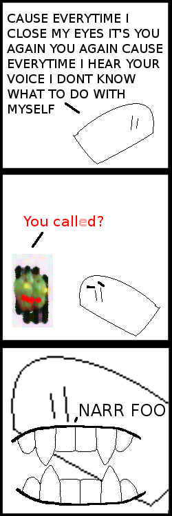 Oh god, it's the Pepper's second cousin Nrustrimial. Or as his parents call him, Bob.